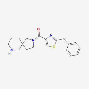 2-[(2-benzyl-1,3-thiazol-4-yl)carbonyl]-2,7-diazaspiro[4.5]decane hydrochloride