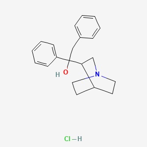 1-(1-Azabicyclo[2.2.2]octan-3-yl)-1,2-diphenylethanol;hydrochloride