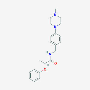 N-[4-(4-methyl-1-piperazinyl)benzyl]-2-phenoxypropanamide