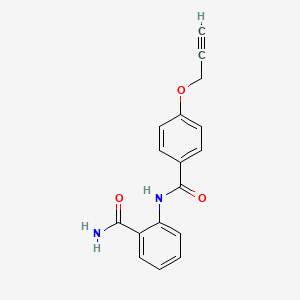 2-{[4-(2-propyn-1-yloxy)benzoyl]amino}benzamide