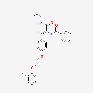 N-(1-[(isobutylamino)carbonyl]-2-{4-[2-(2-methylphenoxy)ethoxy]phenyl}vinyl)benzamide