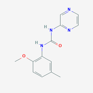 1-(2-Methoxy-5-methylphenyl)-3-pyrazin-2-ylurea