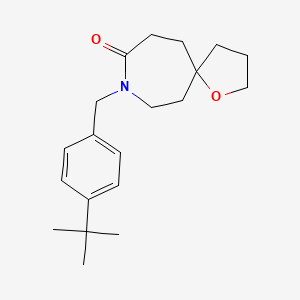 8-(4-tert-butylbenzyl)-1-oxa-8-azaspiro[4.6]undecan-9-one