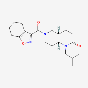 cis-1-isobutyl-6-(4,5,6,7-tetrahydro-2,1-benzisoxazol-3-ylcarbonyl)octahydro-1,6-naphthyridin-2(1H)-one