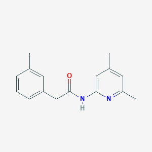 N-(4,6-dimethylpyridin-2-yl)-2-(3-methylphenyl)acetamide