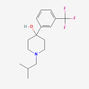 1-isobutyl-4-[3-(trifluoromethyl)phenyl]-4-piperidinol