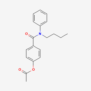 4-{[butyl(phenyl)amino]carbonyl}phenyl acetate