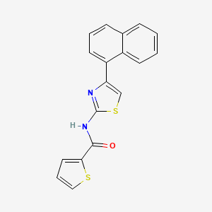 N-[4-(NAPHTHALEN-1-YL)-13-THIAZOL-2-YL]THIOPHENE-2-CARBOXAMIDE