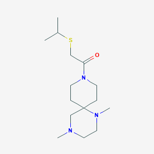 9-[(isopropylthio)acetyl]-1,4-dimethyl-1,4,9-triazaspiro[5.5]undecane