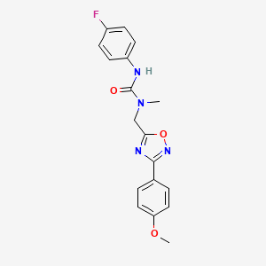 N'-(4-fluorophenyl)-N-{[3-(4-methoxyphenyl)-1,2,4-oxadiazol-5-yl]methyl}-N-methylurea