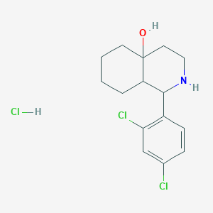 1-(2,4-dichlorophenyl)octahydro-4a(2H)-isoquinolinol hydrochloride