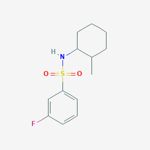 3-fluoro-N-(2-methylcyclohexyl)benzenesulfonamide