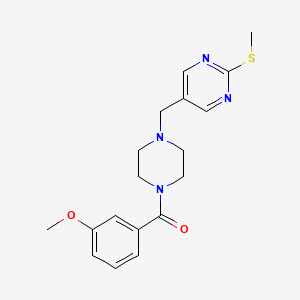 5-{[4-(3-methoxybenzoyl)-1-piperazinyl]methyl}-2-(methylthio)pyrimidine