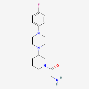 (2-{3-[4-(4-fluorophenyl)-1-piperazinyl]-1-piperidinyl}-2-oxoethyl)amine dihydrochloride