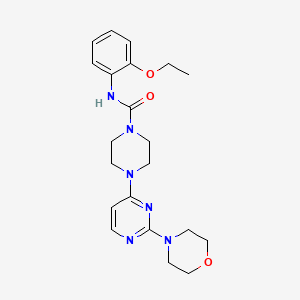 N-(2-ethoxyphenyl)-4-[2-(4-morpholinyl)-4-pyrimidinyl]-1-piperazinecarboxamide