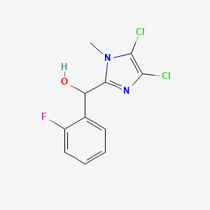 (4,5-dichloro-1-methyl-1H-imidazol-2-yl)(2-fluorophenyl)methanol