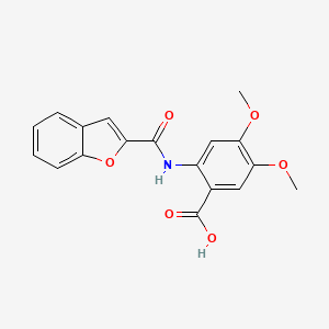 2-[(1-benzofuran-2-ylcarbonyl)amino]-4,5-dimethoxybenzoic acid