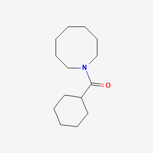 molecular formula C14H25NO B5444842 Azocan-1-yl(cyclohexyl)methanone 