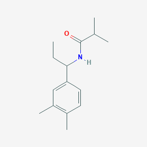 N-[1-(3,4-dimethylphenyl)propyl]-2-methylpropanamide