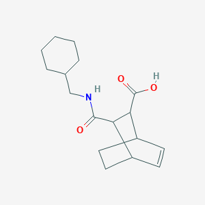 3-{[(cyclohexylmethyl)amino]carbonyl}bicyclo[2.2.2]oct-5-ene-2-carboxylic acid