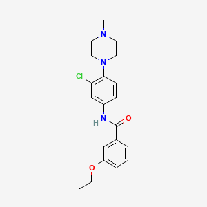 N-[3-chloro-4-(4-methylpiperazin-1-yl)phenyl]-3-ethoxybenzamide