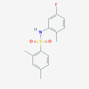 N-(5-fluoro-2-methylphenyl)-2,4-dimethylbenzenesulfonamide