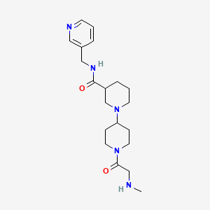 1'-(N-methylglycyl)-N-(3-pyridinylmethyl)-1,4'-bipiperidine-3-carboxamide dihydrochloride