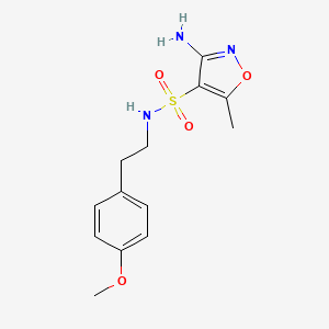 3-amino-N-[2-(4-methoxyphenyl)ethyl]-5-methyl-4-isoxazolesulfonamide