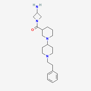 1-{[1'-(2-phenylethyl)-1,4'-bipiperidin-3-yl]carbonyl}azetidin-3-amine