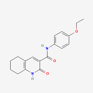 N-(4-ethoxyphenyl)-2-oxo-1,2,5,6,7,8-hexahydroquinoline-3-carboxamide