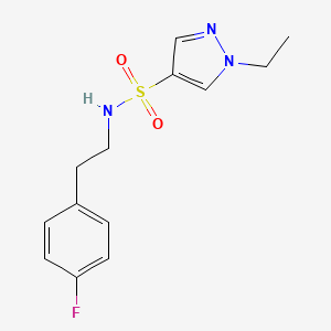 1-ethyl-N-[2-(4-fluorophenyl)ethyl]-1H-pyrazole-4-sulfonamide