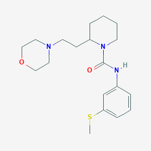 N-[3-(methylthio)phenyl]-2-[2-(4-morpholinyl)ethyl]-1-piperidinecarboxamide