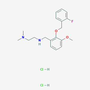 molecular formula C19H27Cl2FN2O2 B5446111 C19H27Cl2FN2O2 