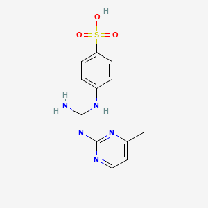 4-{[[(4,6-dimethyl-2-pyrimidinyl)amino](imino)methyl]amino}benzenesulfonic acid