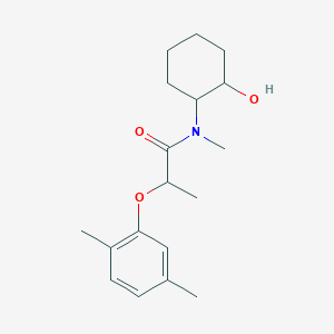 2-(2,5-dimethylphenoxy)-N-(2-hydroxycyclohexyl)-N-methylpropanamide