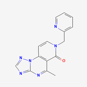 5-methyl-7-(2-pyridinylmethyl)pyrido[3,4-e][1,2,4]triazolo[1,5-a]pyrimidin-6(7H)-one