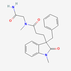 N-(2-amino-2-oxoethyl)-3-(3-benzyl-1-methyl-2-oxo-2,3-dihydro-1H-indol-3-yl)-N-methylpropanamide