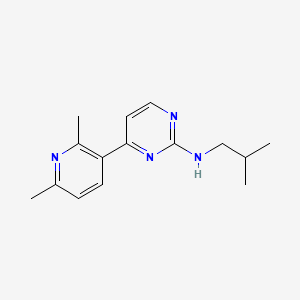 4-(2,6-dimethylpyridin-3-yl)-N-isobutylpyrimidin-2-amine