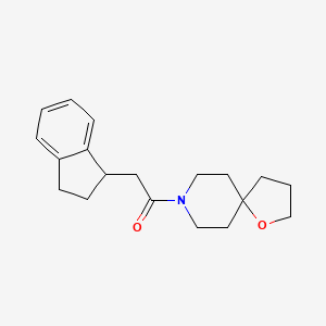 8-(2,3-dihydro-1H-inden-1-ylacetyl)-1-oxa-8-azaspiro[4.5]decane