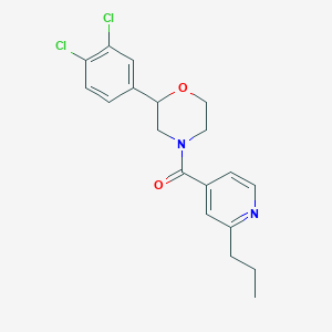 2-(3,4-dichlorophenyl)-4-(2-propylisonicotinoyl)morpholine