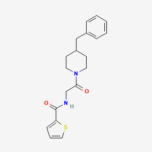 N-[2-(4-benzyl-1-piperidinyl)-2-oxoethyl]-2-thiophenecarboxamide