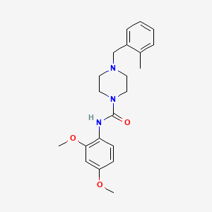 N-(2,4-dimethoxyphenyl)-4-(2-methylbenzyl)piperazine-1-carboxamide