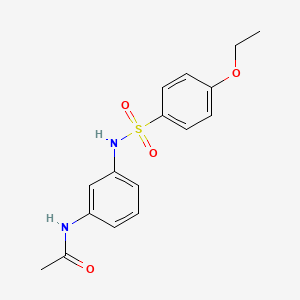 N-[3-[(4-ethoxyphenyl)sulfonylamino]phenyl]acetamide