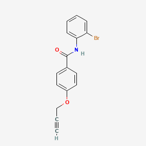 N-(2-bromophenyl)-4-(2-propyn-1-yloxy)benzamide