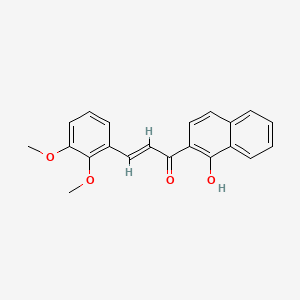 (E)-3-(2,3-DIMETHOXYPHENYL)-1-(1-HYDROXY-2-NAPHTHYL)-2-PROPEN-1-ONE