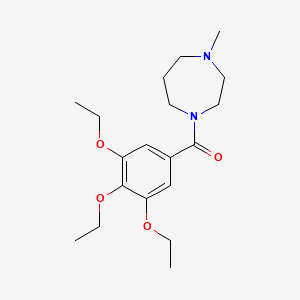 (4-Methyl-1,4-diazepan-1-yl)(3,4,5-triethoxyphenyl)methanone