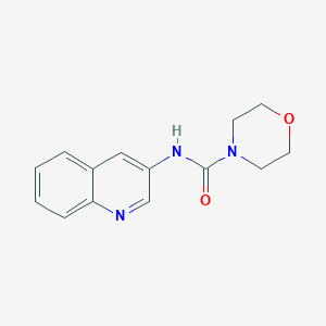 Morpholine-4-carboxylic acid quinolin-3-ylamide