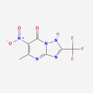 5-methyl-6-nitro-2-(trifluoromethyl)[1,2,4]triazolo[1,5-a]pyrimidin-7(4H)-one