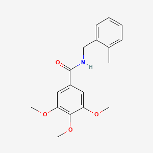 3,4,5-trimethoxy-N-(2-methylbenzyl)benzamide