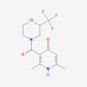 2,6-dimethyl-3-{[2-(trifluoromethyl)morpholin-4-yl]carbonyl}pyridin-4(1H)-one